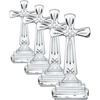 image:imageMikasa Celebrations Rejoice Glass Crystal Cross 9Inch 256 x 413 Clear9 Inch Pack of 4
