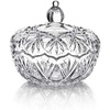 image:imageMikasa Saturn Crystal Glass Candy Dish with Lid 625 Inch Covered Candy Bowl Elegant Serveware for Home Entertaining Sparkling Accent Piece Comes in Gift Box625Inch