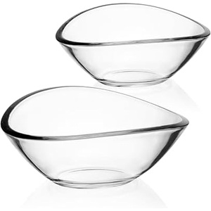 image:imageMikasa Alister Lead Free Crystal Decorative Set of 2 Bowls 1075 inch 825 inchClear