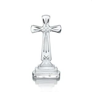 image:imageMikasa Celebrations Rejoice Glass Crystal Cross 9Inch 256 x 413 Clear9 Inch