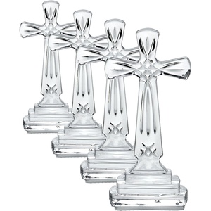 image:imageMikasa Celebrations Rejoice Glass Crystal Cross 9Inch 256 x 413 Clear9 Inch Pack of 4