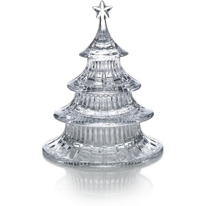 image:imageMikasa Holiday Treats Stacking Tree Candy Dish Boxed 945 Clear