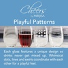 image:imageMikasa Cheers Bordeaux Wine Glass Set of 4 24 Ounce ClearStemless Wine Glass