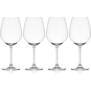 image:imageMikasa Lana Champagne Flutes Glasses Set of 4 825 Ounce ClearGlass Red Wine Bordeaux