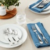 image:imageMikasa Bravo 1810 Stainless Steel 6Piece Serving Set  Serving Spoons Fork Pie Server Gravy Ladle  Polished Silverware Flatware Serveware20 Piece Set