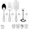 image:imageMikasa Bravo 1810 Stainless Steel 6Piece Serving Set  Serving Spoons Fork Pie Server Gravy Ladle  Polished Silverware Flatware Serveware52 Piece Set