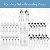 image:imageMikasa Bravo 1810 Stainless Steel 6Piece Serving Set  Serving Spoons Fork Pie Server Gravy Ladle  Polished Silverware Flatware Serveware65 Piece Set