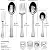 image:imageMikasa Bravo 1810 Stainless Steel 6Piece Serving Set  Serving Spoons Fork Pie Server Gravy Ladle  Polished Silverware Flatware Serveware65 Piece Set