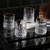 image:imageMikasa Carrick Gold Set of 4 Double Old Fashioned Whiskey Rocks Glasses 12 Ounce