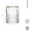 image:imageMikasa Carrick Gold Set of 4 Double Old Fashioned Whiskey Rocks Glasses 12 Ounce