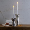 image:imageMikasa Real Wax Wavy Top Flameless Candles Exquisite White Battery Candles for Wedding Christmas Decorations and Everyday 3x8 InchSet of 4