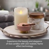 image:imageMikasa Realistic Wax Flameless Candles Exquisite White Battery Candles for Wedding Christmas Decorations and Everyday 3x6 Inch3x4