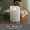 image:imageMikasa Realistic Wax Flameless Candles Exquisite White Battery Candles for Wedding Christmas Decorations and Everyday 3x6 Inch3x4