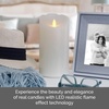 image:imageMikasa Realistic Wax Flameless Candles Exquisite White Battery Candles for Wedding Christmas Decorations and Everyday 3x6 Inch3x8