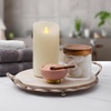 image:imageMikasa Realistic Wax Flameless Candles Exquisite White Battery Candles for Wedding Christmas Decorations and Everyday 3x6 Inch3x8