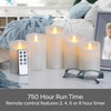 image:imageMikasa Realistic Wax Flameless Candles Exquisite White Battery Candles for Wedding Christmas Decorations and Everyday 3x6 InchSet of 5