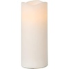 image:imageMikasa Real Wax Wavy Top Flameless Candles Exquisite White Battery Candles for Wedding Christmas Decorations and Everyday 3x8 Inch3x8
