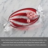 image:imageCelebrations by Mikasa Peppermint Christmas Holiday Twist Glass Candy Dish 1375 Inch