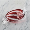 image:imageCelebrations by Mikasa Peppermint Christmas Holiday Twist Glass Candy Dish 1375 Inch