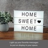 image:imageMelannco Changeable LED Letter Sign with Letter Storage 105 Letters amp Symbols use with USB included or Batteries not included118 x 866 x 866 inches