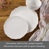 image:imageMikasa Abigail Bone China Lightweight Chip Resistant 12 Piece Dinnerware Set Service for 4 White