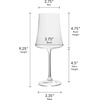 image:imageMikasa Aline Set of 4 Red Wine Glasses 18Ounce ClearRed Wine