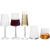 image:imageMikasa Aline Set of 4 Red Wine Glasses 18Ounce ClearRed Wine