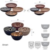 image:imageMikasa Amari Animal Print Safari 12 Piece Dinnerware Bowl Set Service for 4
