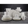 image:imageMikasa Annabel Bone China Dinnerware Set 40Piece Service for 8 White Hobnail Detail Dinner Plates Salad Plates Bowls and Mugs Dishwasher and Microwave SafeDinnerware Set