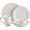 image:imageMikasa Annabel Bone China Dinnerware Set 40Piece Service for 8 White Hobnail Detail Dinner Plates Salad Plates Bowls and Mugs Dishwasher and Microwave SafeDinnerware Set
