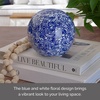 image:imageMikasa Blue and White Flower Ceramic Decorative SphereFloral