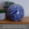 image:imageMikasa Blue and White Flower Ceramic Decorative SphereFloral