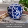 image:imageMikasa Blue and White Flower Ceramic Decorative SphereSunflower