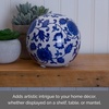 image:imageMikasa Blue and White Flower Ceramic Decorative SphereSunflower