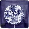 image:imageMikasa Blue and White Landscape Round Ceramic Ginger Jar Store Small Household Items or Display Faux Florals11 INCH