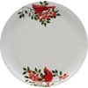 image:imageMikasa Cardinal Leaves Holiday Bone China Lightweight Chip Resistant Dinnerware Set Service for 4