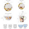 image:imageMikasa Clara Bone China Lightweight Chip Resistant 16 Piece Dinnerware Set Service For 4