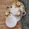 image:imageMikasa Clara Bone China Lightweight Chip Resistant 16 Piece Dinnerware Set Service For 4