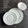 image:imageMikasa Crown White Chip Resistant 18 Piece Dinnerware Set Service for 6