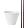 image:imageMikasa Delray Bone China Lightweight Chip Resistant Noodle Ramen Bowl with Chopsticks White Set of 4 475InchSet of 4 Pack of 2