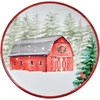 image:imageMikasa Holiday Countryside Christmas Bone China Salad Plates Set of 4 9 InchSet of 4  9 Inch