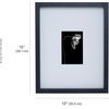 image:imageMikasa Silver Gallery Frame16 x 16 Matted to 5 x 7Black