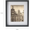 image:imageMikasa Silver Gallery Frame16 x 16 Matted to 5 x 7Black