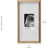 image:imageMikasa Silver Gallery Frame16 x 16 Matted to 5 x 7Gold