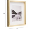 image:imageMikasa Silver Gallery Frame16 x 16 Matted to 5 x 7Gold
