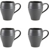 image:imageMikasa Swirl 16 Piece Dinnerware Set Service for 4 Graphite