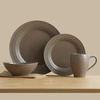 image:imageMikasa Swirl 4 Piece Place Setting Service for 1 GraphiteMocha