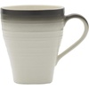 image:imageMikasa Swirl Square White 16 Piece Dinnerware Set Service for 4Ombre Graphite