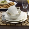 image:imageMikasa Swirl Square White 16 Piece Dinnerware Set Service for 4White