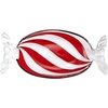 image:imageCelebrations by Mikasa Peppermint Christmas Holiday Twist Glass Candy Dish 1375 Inch